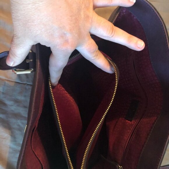 Plum Colored Kate Spade Tote - Picture 8 of 8